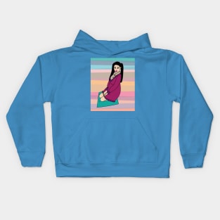 Yoga Yoga Meditation Relaxation Kids Hoodie